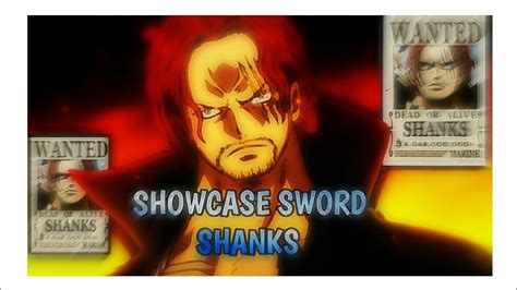 Showcase Shanks Sword Gryphon Sword A One Piece Game Roblox YouTube