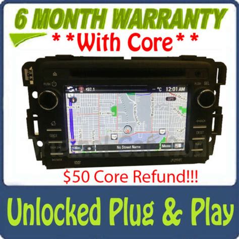 Unlocked 2014 2015 2016 Gmc Acadia Intellink Navigation Touch Screen Radio Dvd Ebay