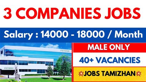 3 MNC Companies Direct Recruitment 2024 Chennai Jobs Today Openings