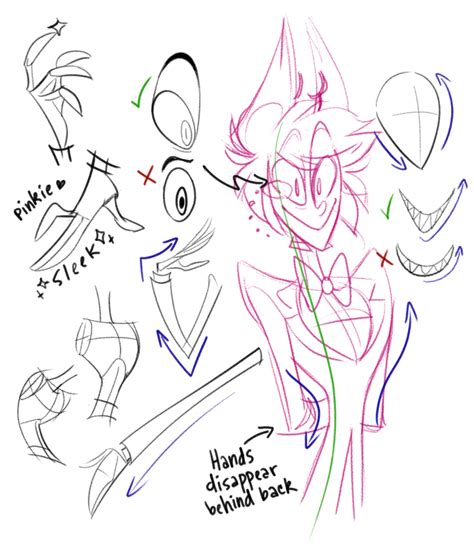 How To Draw Alastor From Hazbin Hotel Hazbin Hotel Step By St Rainy