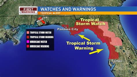 Tropical Storm Warnings Issued For Parts Of Florida Wear