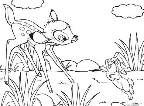 Desenhos de Bambi para colorir Páginas para impressão grátis