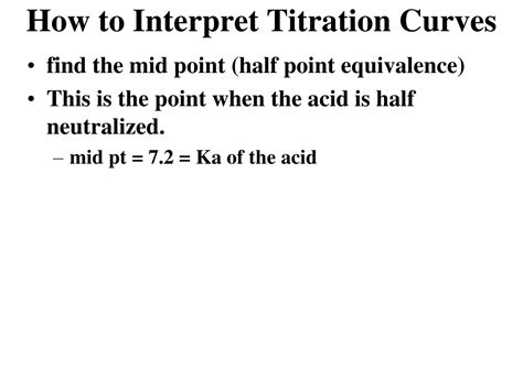 Ppt How To Interpret Titration Curves Powerpoint Presentation Free Download Id9475908