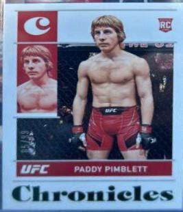 Paddy Pimblett Green Prices Panini Chronicles Ufc Ufc Cards