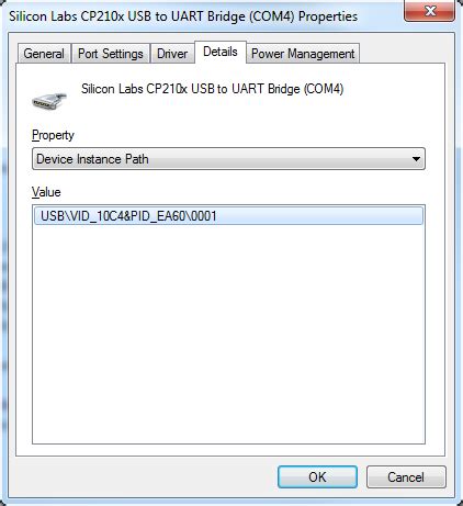 Windows USB Device Path