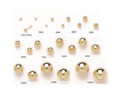 K Solid Yellow Gold Ball Push Back Studs Tiny Earring Stud Etsy Uk