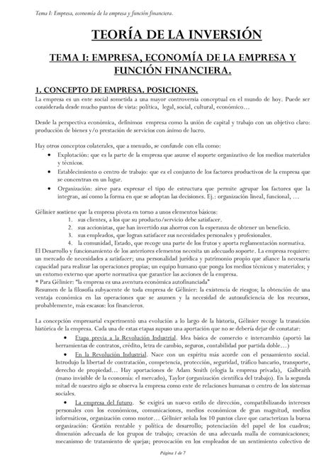 Calaméo Tema 1 Empresa Economía De La Empresa Y Función Financiera Copia