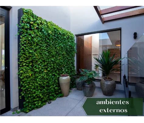 Muro Inglês Jardim Vertical Artificial 2x1 Metros Ficus Frete grátis