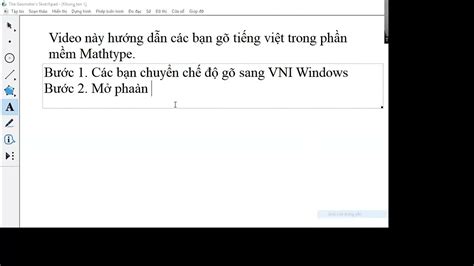 Cách gõ tiếng việt trong Mathtype YouTube