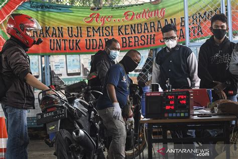 Uji Emisi Kendaraan Di Jakarta Antara News