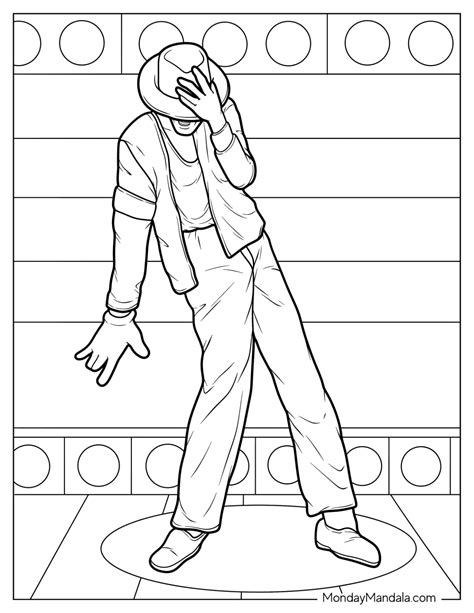 Michael Jackson Coloring Pages Free Pdf Printables