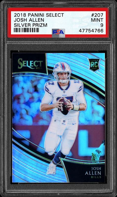 2018 Panini Select Josh Allen Silver Prizm Psa Cardfacts®