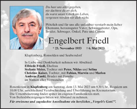 Gedenkkerzen Von Engelbert Friedl Mittelbayerische Trauer