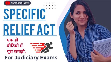 Specific Relief Act Full Lecture In One Video All Sections Of