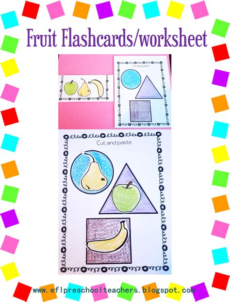 Eslefl Preschool Teachers Fruit Theme For The Preschool Ell