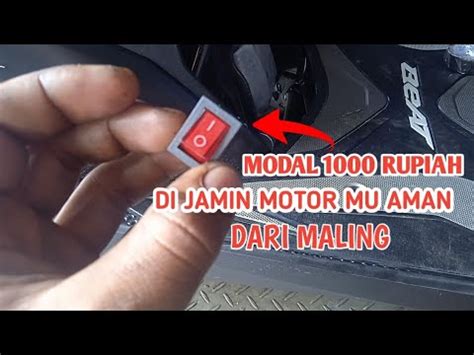 CARA PASANG SAKLAR RAHASIA SEDERHANA ANTI MALING YouTube