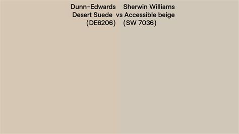 Dunn Edwards Desert Suede De6206 Vs Sherwin Williams Accessible Beige