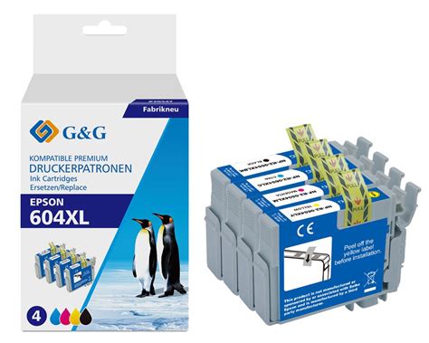 4 G G Druckerpatronen Ersetzen Epson 604XL