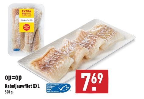 Kabeljauwfilet Xxl G Aanbieding Bij Aldi