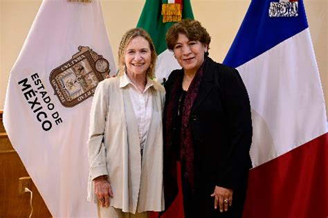 Recibe Gobernadora Delfina G Mez Lvarez A Embajadora De Francia En