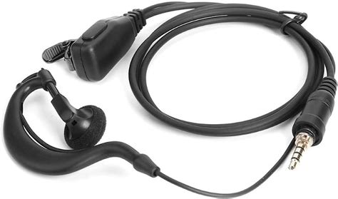 Amazon YEOYS 1 Pin G Shape Earpiece Headset With PPT Mic 3 5mm