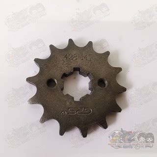 LJ Motorcycle Front Engine Sprocket Barako 13t 14t 15t 428 Shopee