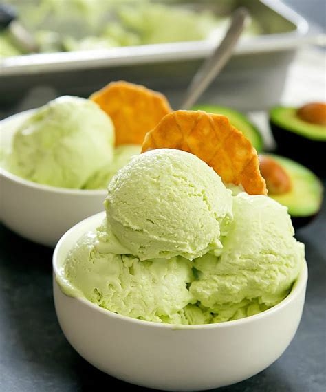 No Churn Avocado Ice Cream Kirbie S Cravings