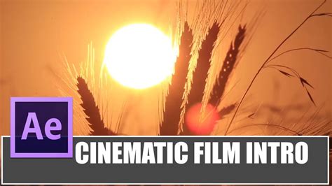 Cinematic Film Intro In After Effects After Effects Tutorial No Third Party Plugin Youtube