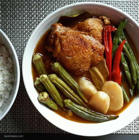 Sinigang na Manok (with Tamarind) - AeslinBakes