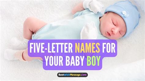 85+ Five-Letter Names For Your Baby Boy | Short Names