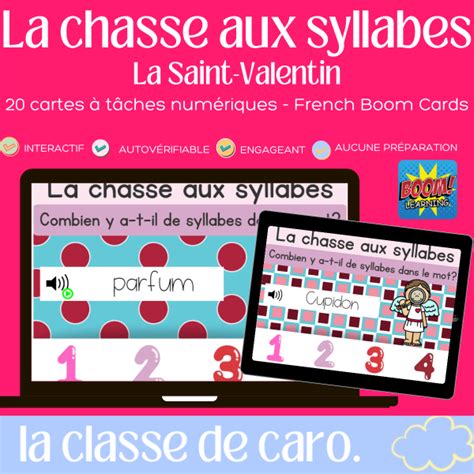 Chasse Aux Syllabes St Valentin Cartes Digitales