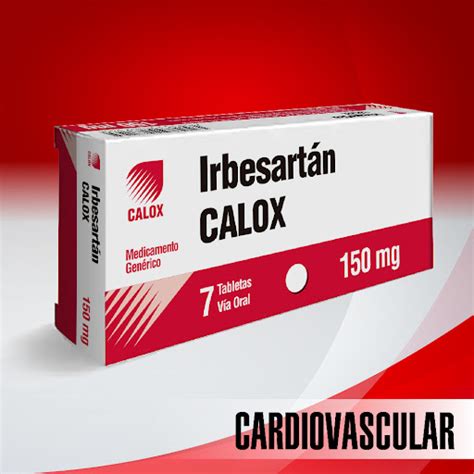 Irbesartan Calox 150 Mg X 7 Tabletas Calox 150 Mg X 7 Tabletas