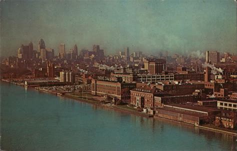 parke davis offices  laboratories detroit mi postcard