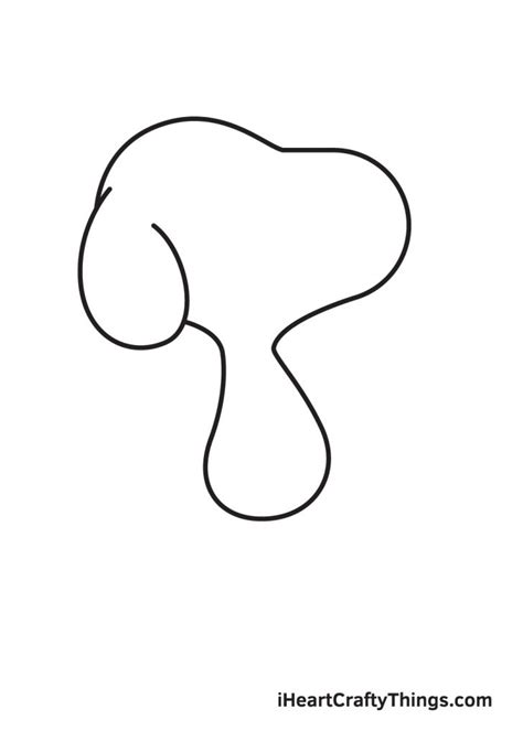 Snoopy Drawing - How To Draw Snoopy Step By Step