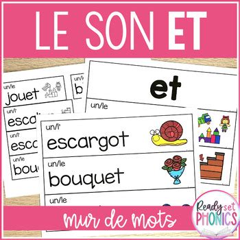 FRENCH Phonics Activities Le son et Les sons composés by Ready Set