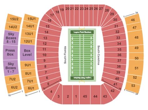 Legion Field Stadium Tickets In Birmingham Alabama Seating Charts