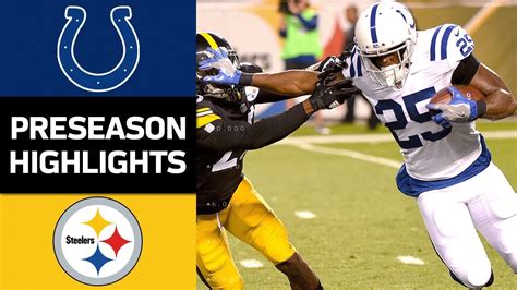 Colts Vs Steelers Nfl Preseason Week 3 Game Highlights Youtube