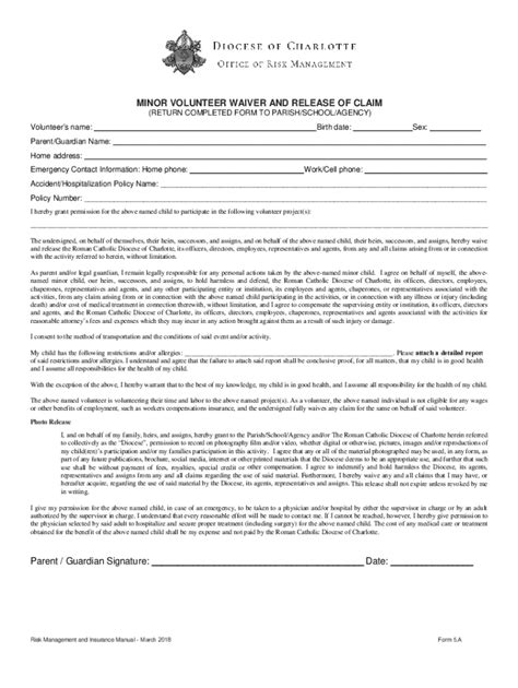 Fillable Online PARENTAL GUARDIAN CONSENT FORM AND LIABILITY Fax