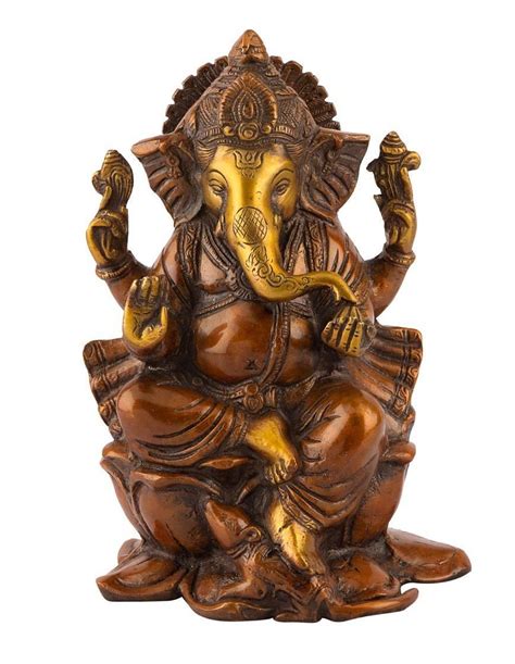 Buy Collectible India Brass Large Ganesh Idol Ganesha Murti Statue