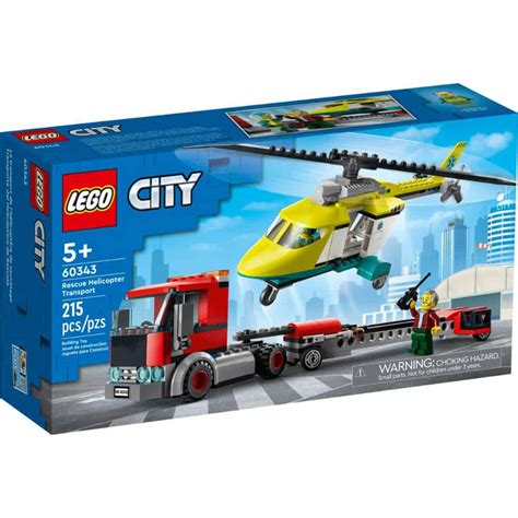 Lego 60343 City Rescue Helicopter Transport The Model Shop