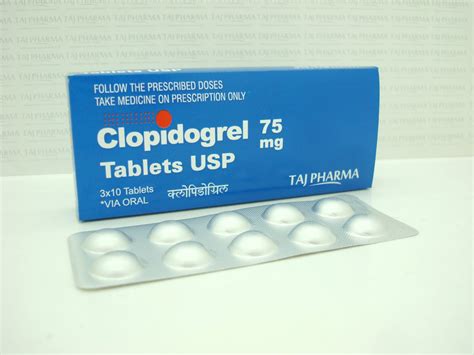 Clopidogrel Tablets Usp 75mg