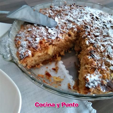 Tarta De Manzana Con Crujiente De Almendra Cocina Y Punto