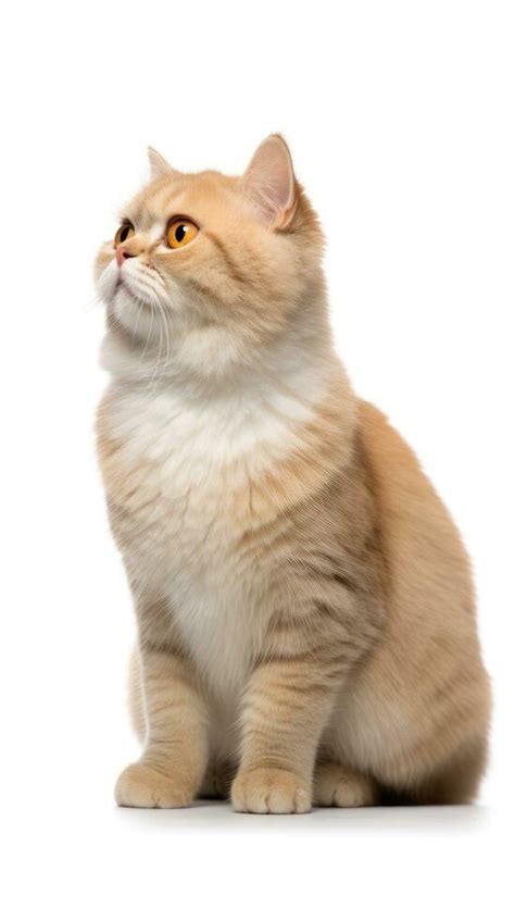 Munchkin Cat Sitting On White Background 27540656 Stock Photo At Vecteezy