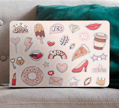 Vintage sticker pack laptop stickers - TenStickers