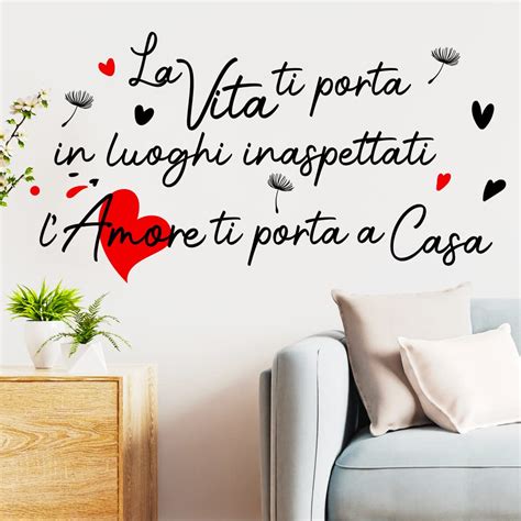 Adesivo Murale Wall Stickers Frase Citazione Adesivi Murali Decorazione