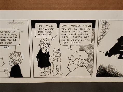 Little Orphan Annie Daily Comic Strip Original Art 2 28 1974 David Lettick Ebay