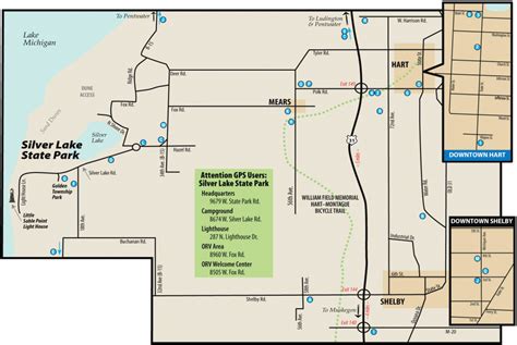 Silver Lake State Park Campground Map Printable Map