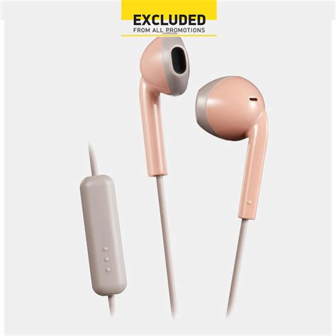 Jvc Retro Colour Earbuds Pink Ha F19mpte