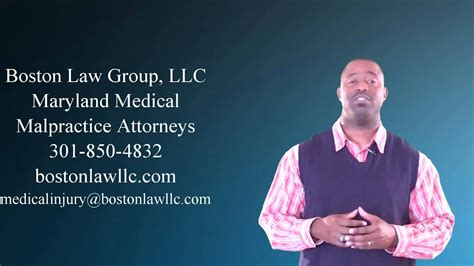 Maryland Attorney For Medical Malpractice Claim Youtube