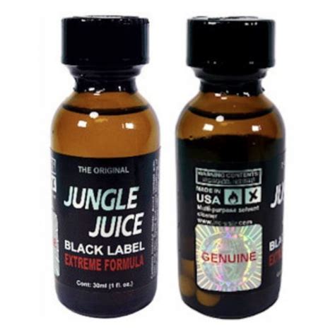 Jungle Juice Black Label 30ml Usa Poppers